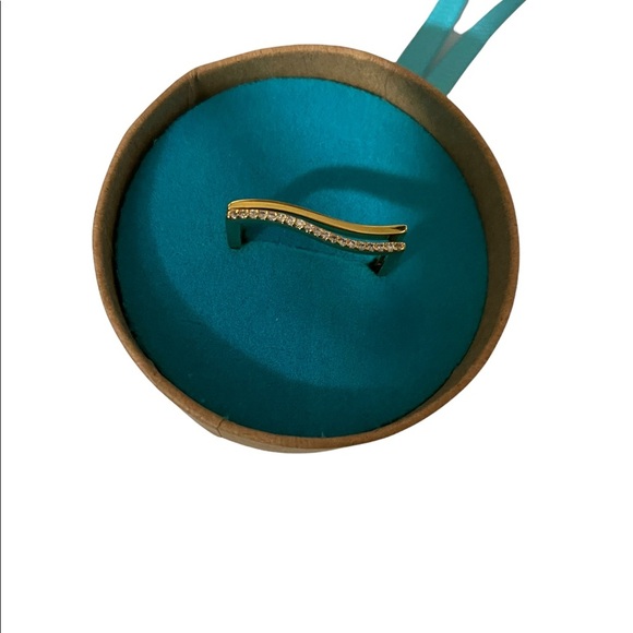 Shiraleah Daphne’s stackable rings 2 square style with stones. Size 8. New - Picture 4 of 6